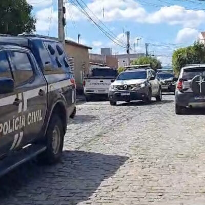 Operação policial:Polícia Civil e Militar cumprem mandados de prisão em Currais Novos