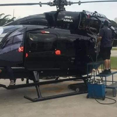 VÍDEO: Helicóptero pessoal de Neymar é usado para resgate em Eldorado, no RS