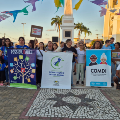 Conselhos realizam ato contra o uso de fogos de alto impacto