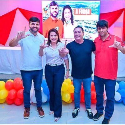 Pré-campanha de Lucas e Milena é lançada oficialmente  em Currais Novos.