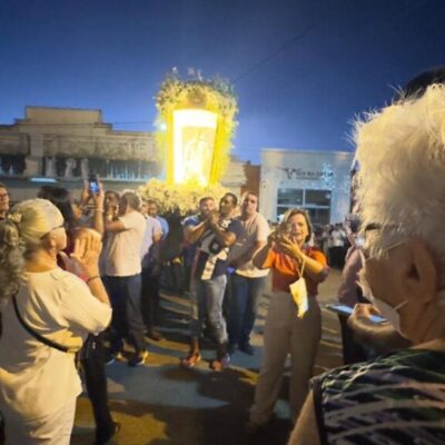 Andor de Sant’Ana é exposto em procissão aos idosos do Abrigo Monsenhor Paulo Herôncio