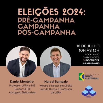 AMSO-TR promove Aula Magna sobre direito eleitoral com o juiz Herval Sampaio