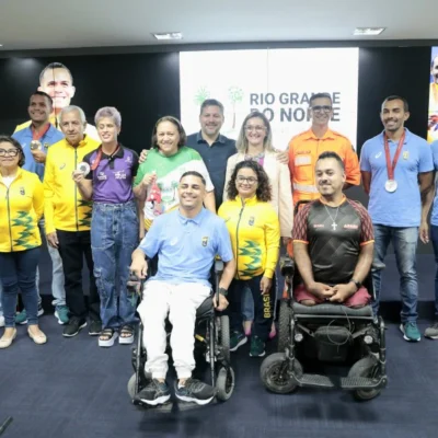 Governo do Estado homenageia potiguares medalhistas dos Jogos Paralímpicos de Paris