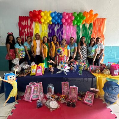 Lyons Clube promove ação do Dia das Crianças na Creche Marilene Matias, em Currais Novos