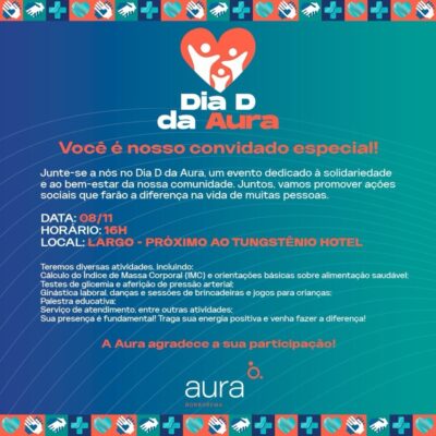 Currais Novos: Dia D da Aura promove ações de saúde e bem-estar para a comunidade