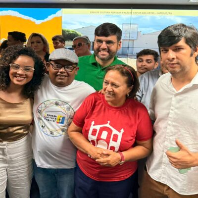 Vereadora Rayssa participa de assinatura da reforma da Casa de Cultura de Currais Novos ao lado de lideranças municipais