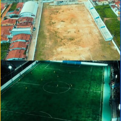 Cerro Corá inaugura espaço esportivo com presença de ex-jogadores do Flamengo