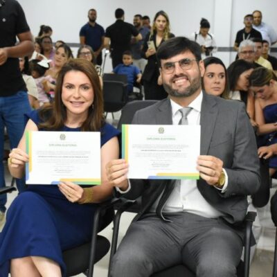 Lucas e Milena Galvão são diplomados como Prefeito e Vice-Prefeita de Currais Novos