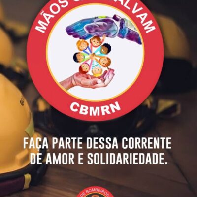 Bombeiros do RN lançam campanha “mãos que salvam” para arrecadar brinquedos e roupas neste fim de ano