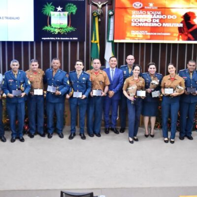Assembleia homenageia Corpo de Bombeiros pelos 107 anos de história