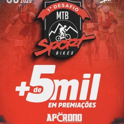 A cidade de Currais Novos vai sediar o 1º desafio de MTB Sport Bikes, no dia 6 de abril.