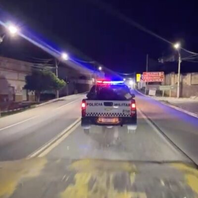 Troca de tiros entre PM e ladrões em Acari deixa um suspeito baleado; três estão foragidos