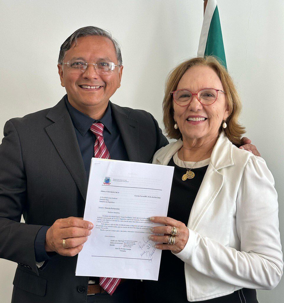 Vereador Professor Jaire articula emendas com a Senadora Zenaide Maia que prometem transformar Currais Novos