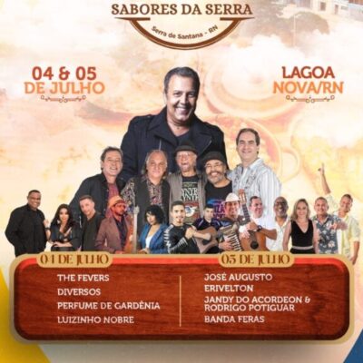 Programação oficial do “Sabores da Serra” 2025 é anunciada com grandes nomes da música e gastronomia