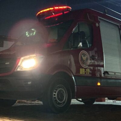 Bombeiros socorrem pessoa com sintomas de intoxicação alcoólica em Currais Novos