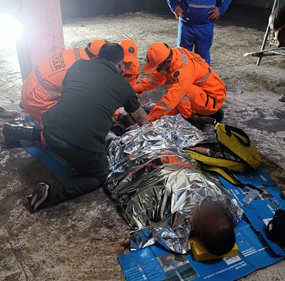 Acidente de Trabalho Mobiliza Corpo de Bombeiros em Currais Novos