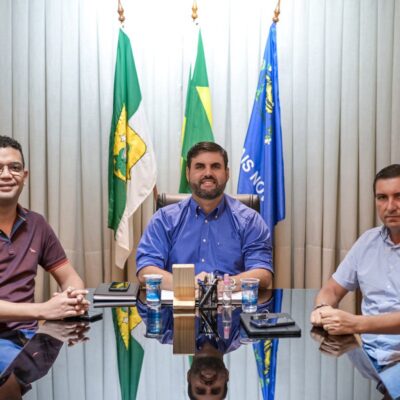 Vereador G Charles se reúne com o prefeito Lucas Galvão para tratar da execução de recursos destinados por emenda do Deputado Federal Sargento Gonçalves