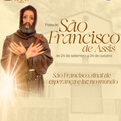 Festa de São Francisco de Assis começa nesta quarta-feira