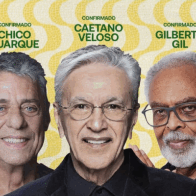 Caetano, Gil e Chico se apresentam contra anistia e PEC da Blindagem no RJ