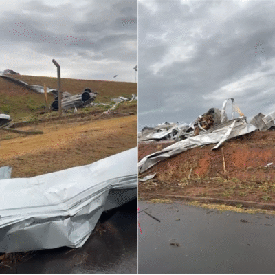 Defesa Civil de SP identifica microexplosão como causa de destruição em Porto Feliz