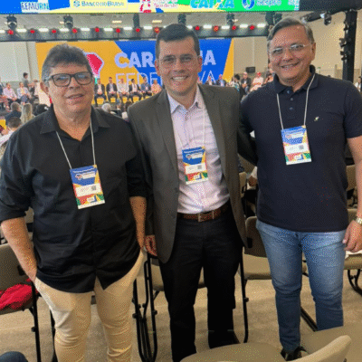Vereadores Pro.Jaire, Itamar Júnior e Reginaldo Francisco participam da Caravana Federativa do RN