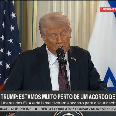 EUA apresentam plano para encerrar guerra em Gaza com apoio de Netanyahu