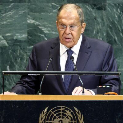 Lavrov na ONU: Rússia responderá decisivamente a qualquer agressão