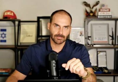 Moraes determina notificação por edital de Eduardo Bolsonaro em denúncia da PGR