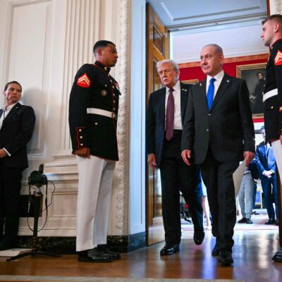 Oposição israelense elogia plano de Trump e pode apoiar coalizão de Netanyahu