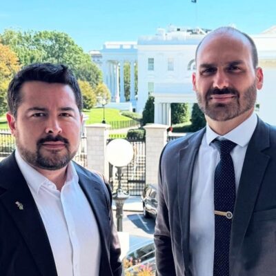 PGR denuncia Eduardo Bolsonaro e Paulo Figueiredo por coação no STF