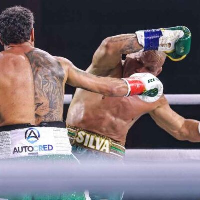 Popó vence por desclassificação Wanderlei; briga no ringue vira vexame ao vivo