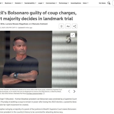 STF forma maioria para condenar Bolsonaro por organização criminosa