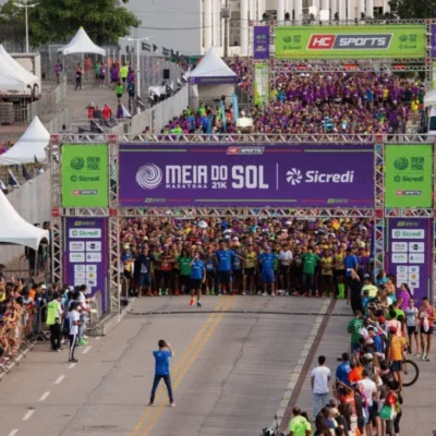 Meia do Sol recebe inscrição de 16 mil corredores; kits são entregues a partir desta quinta