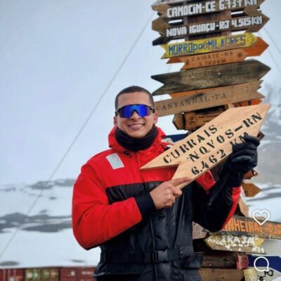 Currais-novense participa de missão na Antártica com a Marinha do Brasil