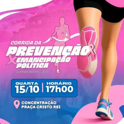 Prefeitura de Currais Novos anuncia a 1ª edição da Corrida Outubro Rosa e Emancipação Política da cidade