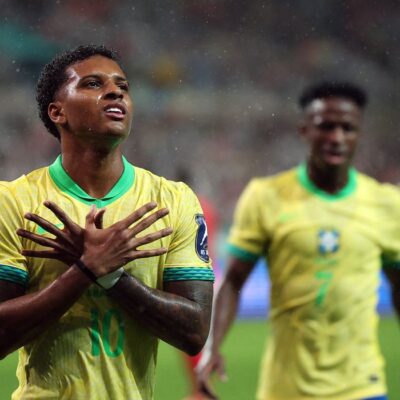 Brasil goleia Coreia do Sul e evolui com Ancelotti em amistoso