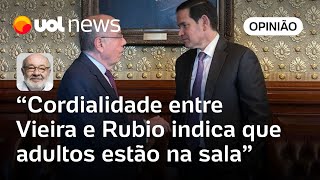Cordialidade entre Mauro Vieira e Marco Rubio sinaliza diálogo maduro entre Brasil e EUA