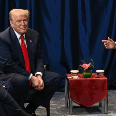 Foto de Lula com Trump bate recorde de engajamento nas redes sociais