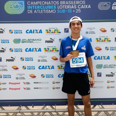Atleta curraisnovense conquista medalha de bronze no Campeonato Brasileiro de Atletismo