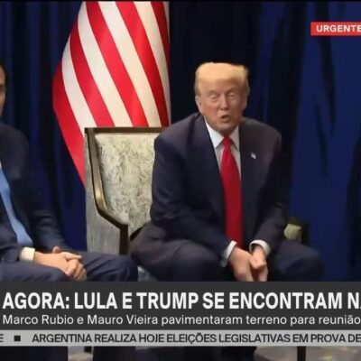 Lula ri ao ouvir Trump falar sobre Bolsonaro em reunião na Malásia