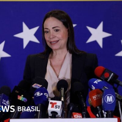 Maria Corina Machado recebe Nobel da Paz 2025 por luta democrática na Venezuela