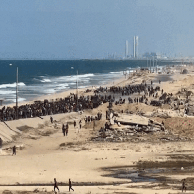 Milhares de palestinos retornam ao norte de Gaza após início do cessar-fogo