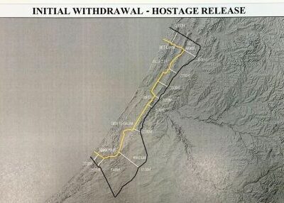 Trump afirma que Israel concordou com linha inicial de retirada de tropas em Gaza