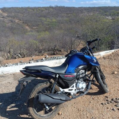 Policiais militares recuperam moto furtada no município de Cruzeta