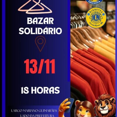 Lions Clube realiza Bazar Solidário nesta quinta-feira em Currais Novos