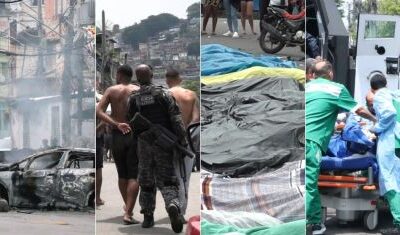 64% dos fluminenses aprovam megaoperação policial no RJ contra o Comando Vermelho