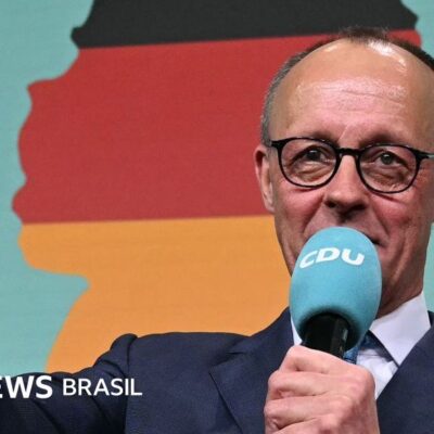 Chanceler alemão Friedrich Merz compara Brasil à Alemanha em discurso polêmico
