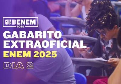 Correção extraoficial do segundo dia do Enem 2025 começa às 18h