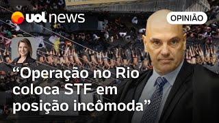 Daniela Lima critica operação no Rio e destaca posição difícil do Supremo