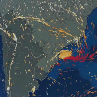 Defesa Civil RJ alerta para ventos fortes e chuvas intensas a partir de sexta